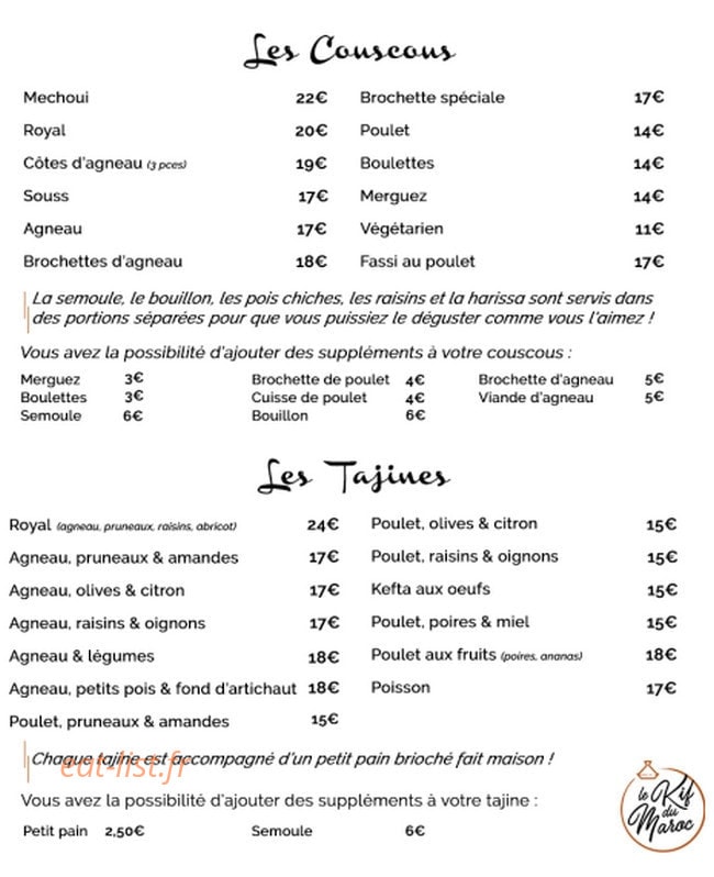 Le Kif du maroc — carte page 2