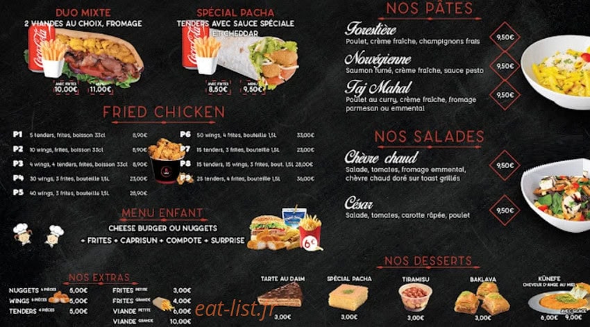 Le Pacha — carte page 3