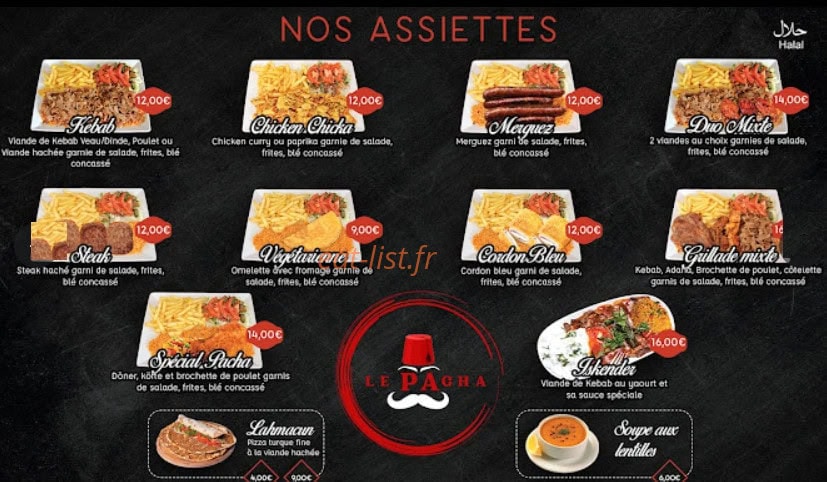 Le Pacha — carte page 1