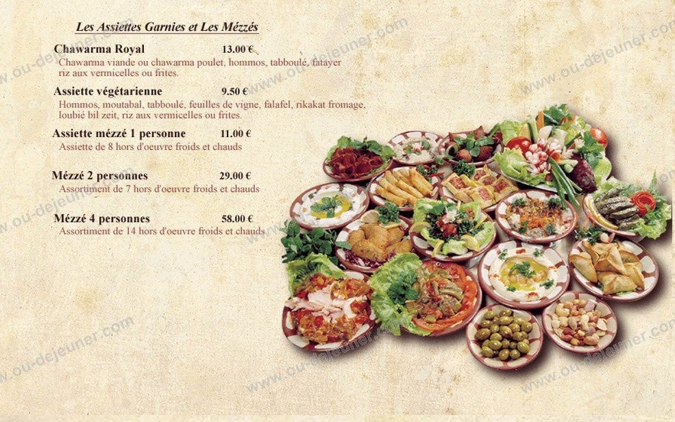 Le Royal Liban — carte page 3