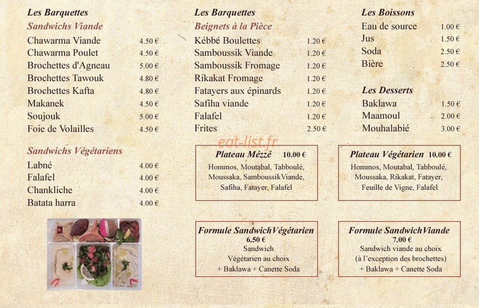 Le Royal Liban — carte page 8