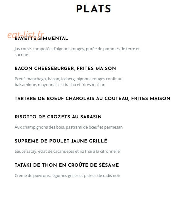 Les Gentlemen — carte page 2