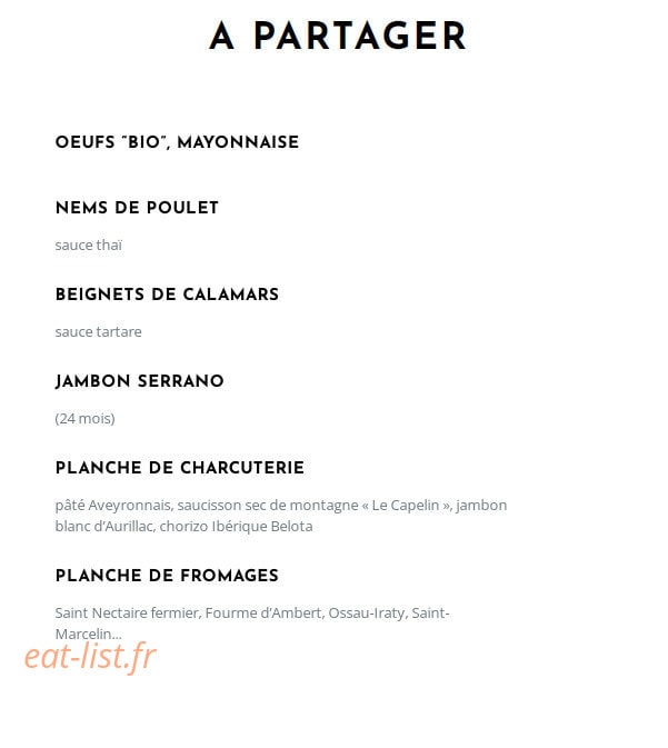 Les Gentlemen — carte page 1
