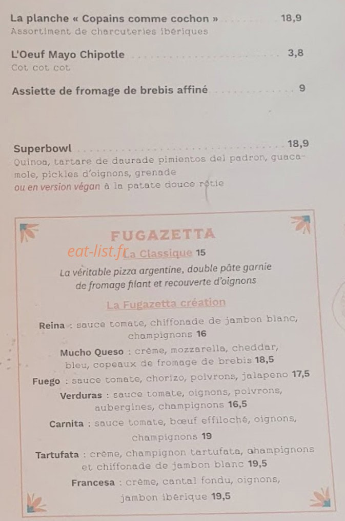Mesita — carte page 3