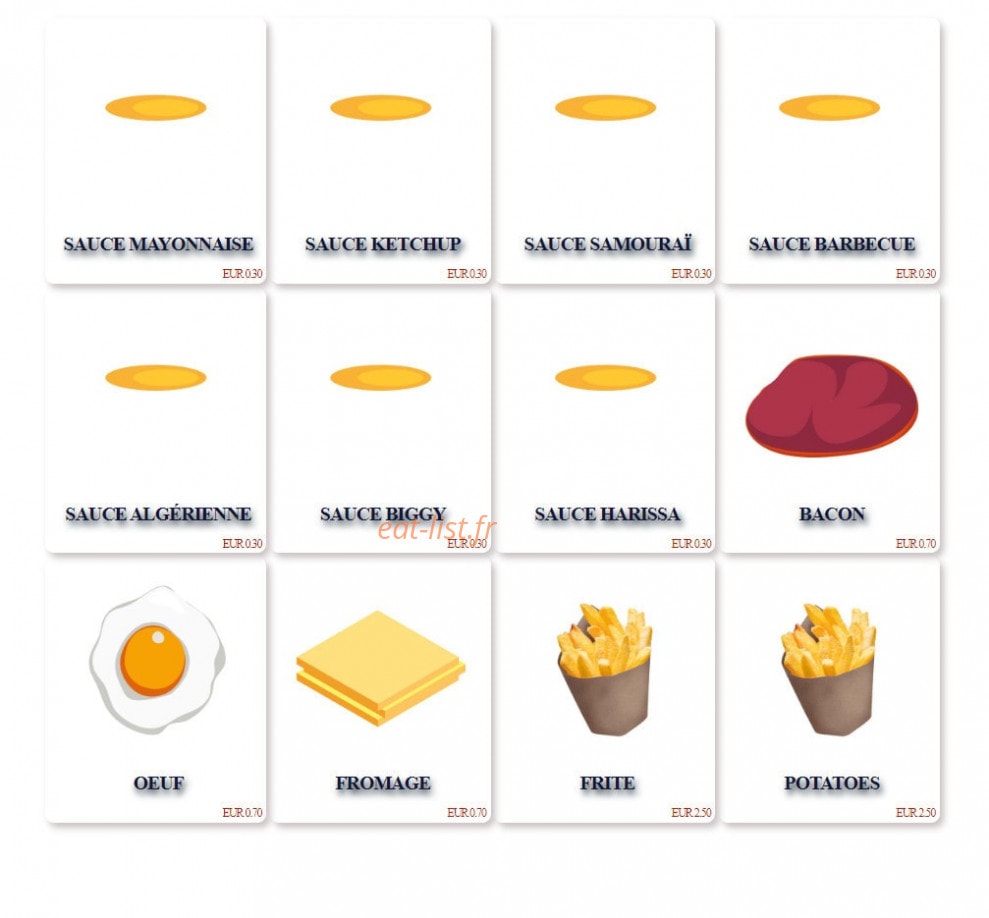 Miami burger — carte page 6