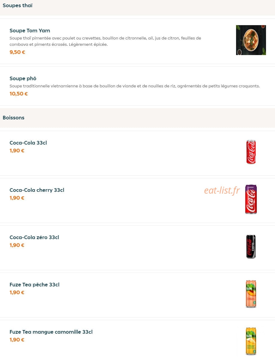 Nem Shop — carte page 6