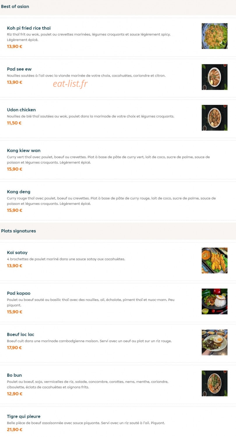 Nem Shop — carte page 2
