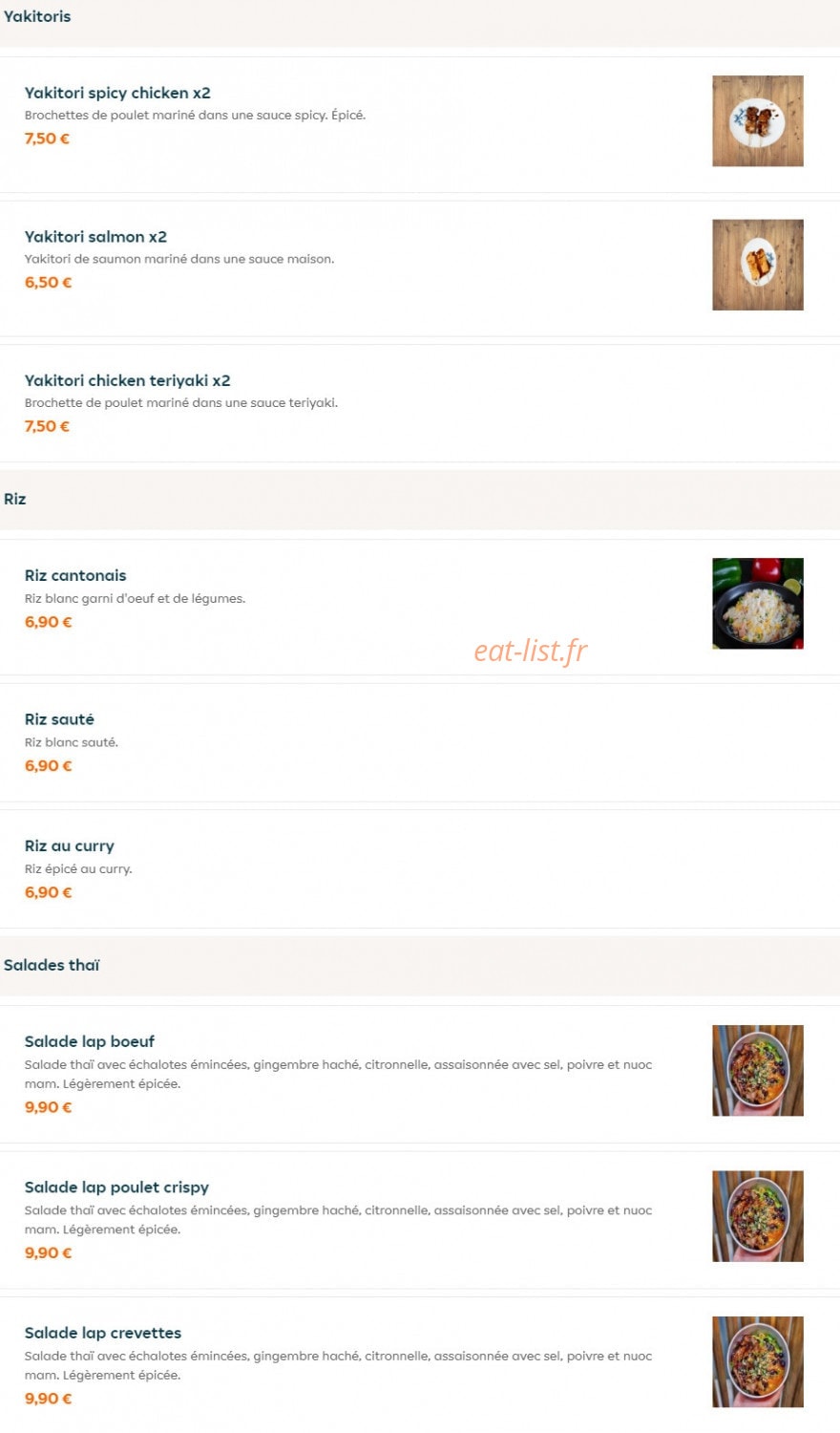 Nem Shop — carte page 5