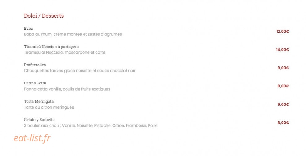 Noccio — carte page 3