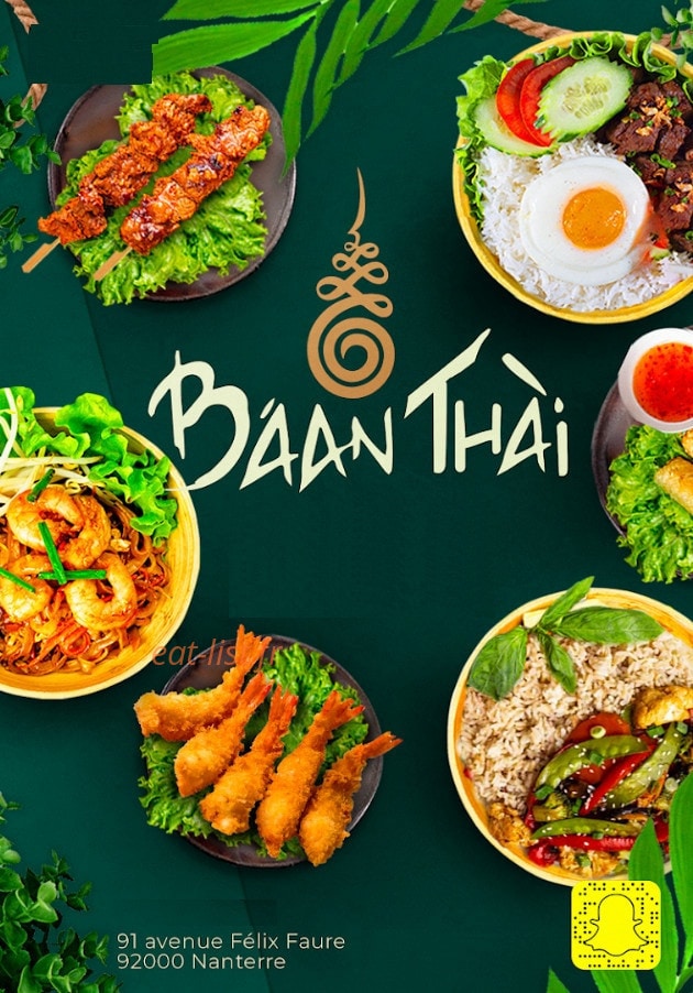 O Baan Thaï — carte page 1