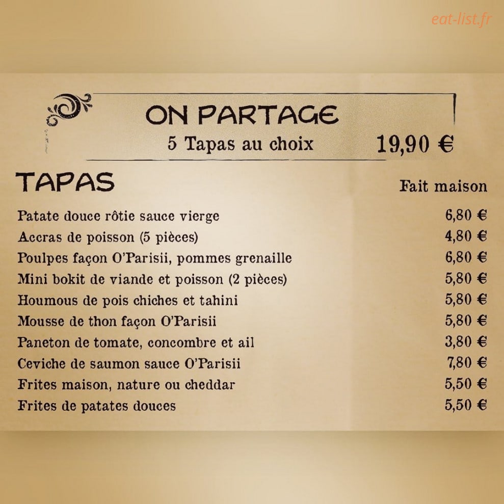 O' Parisii — carte page 1
