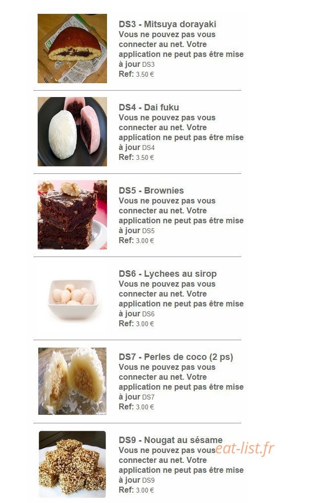 Océan's Sushi — carte page 33