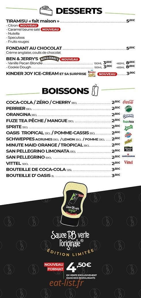 PB Poulet Braisé — carte page 4