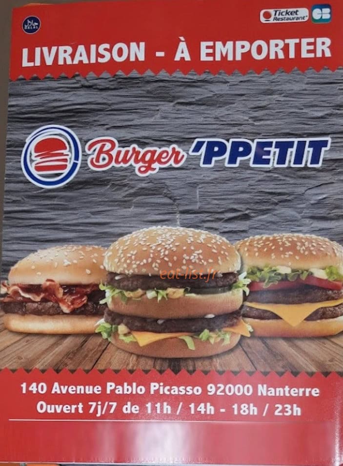 Pizz'Appetit — carte page 1