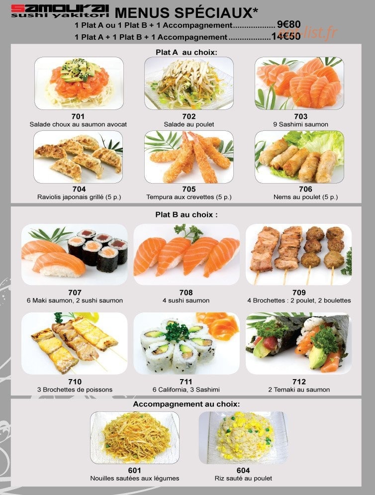 Samourai — carte page 3