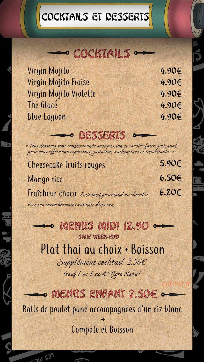 Sushi White — carte page 5
