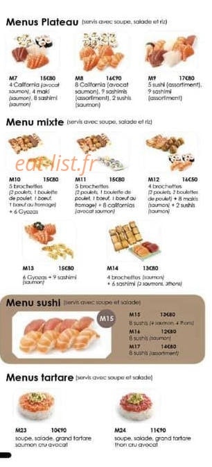 Villa Tokyo — carte page 5