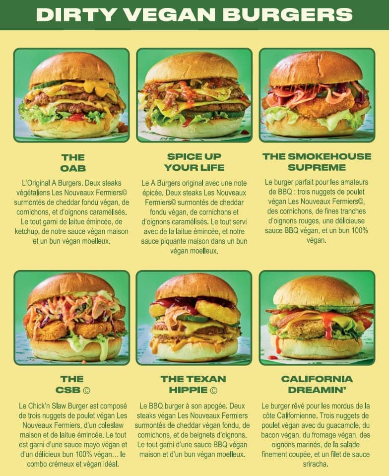 A Burgers — carte page 1