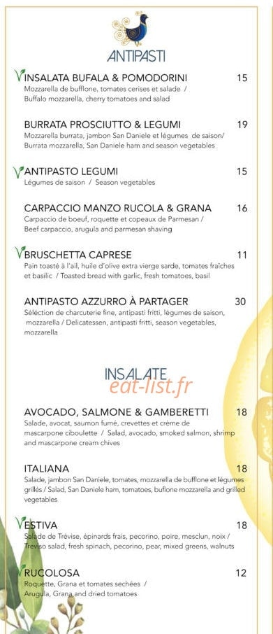 Azzurro — carte page 3