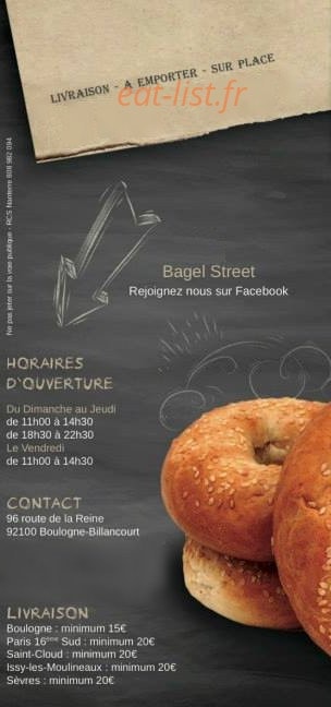 Bagel street — carte page 6