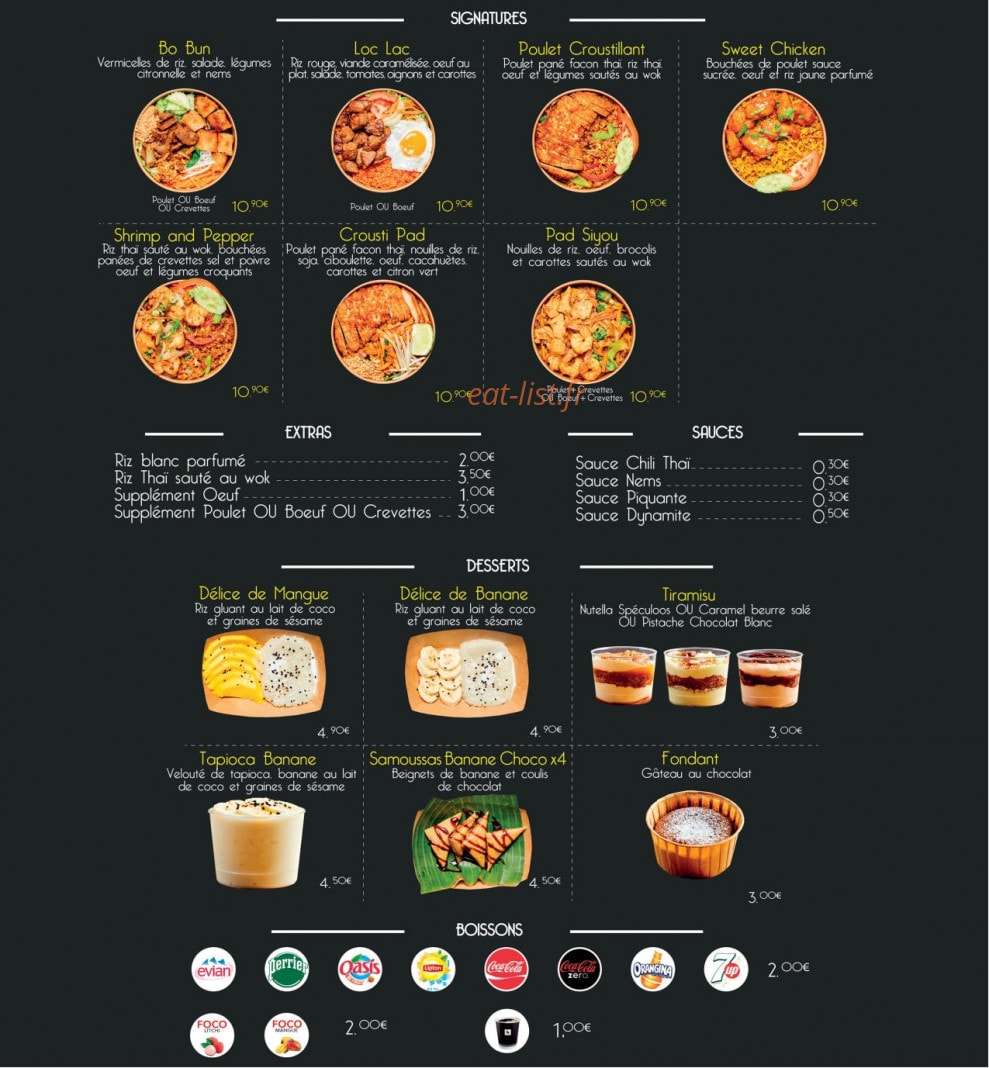 Bangcook — carte page 2