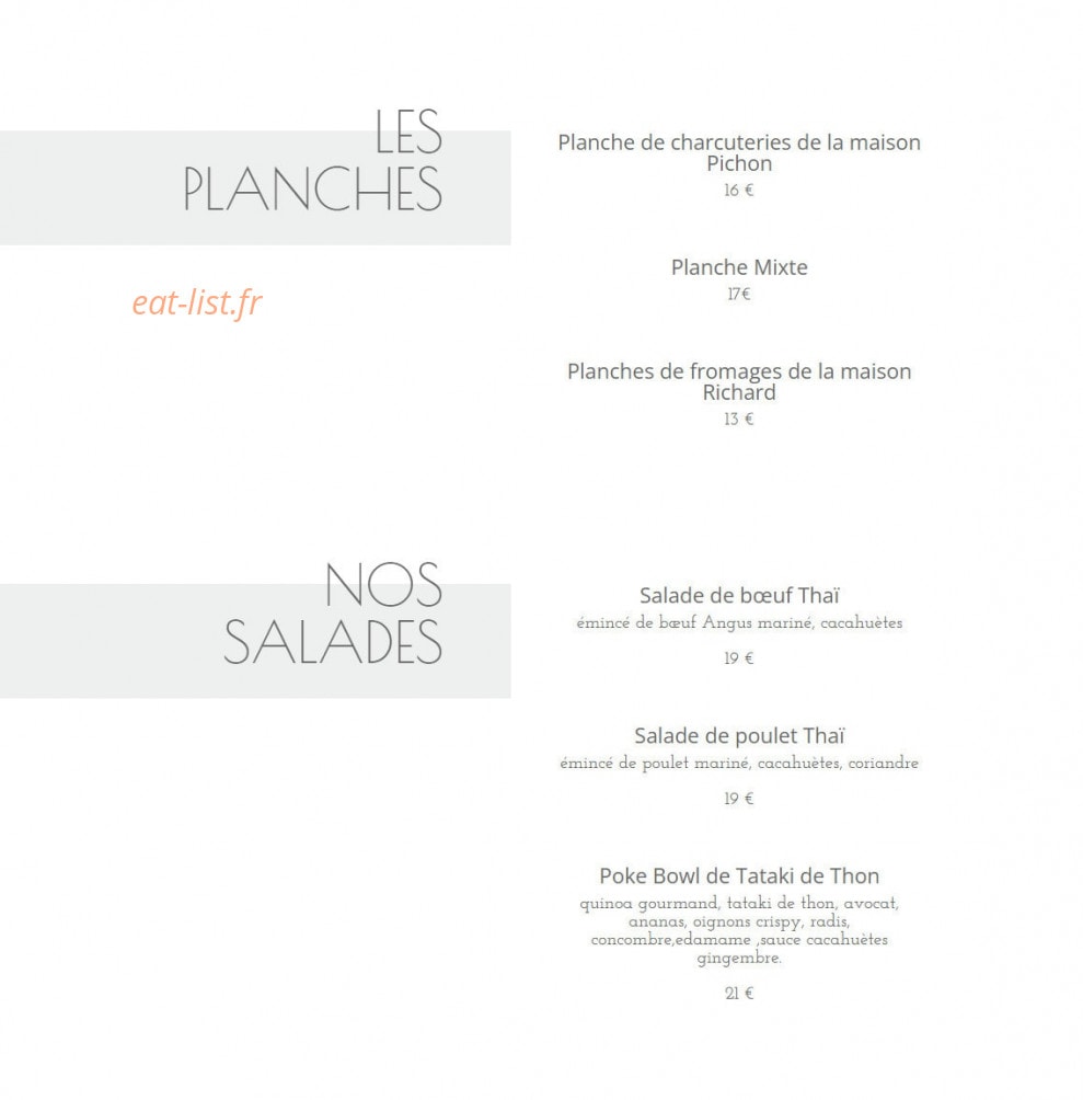 Barbacoa — carte page 2