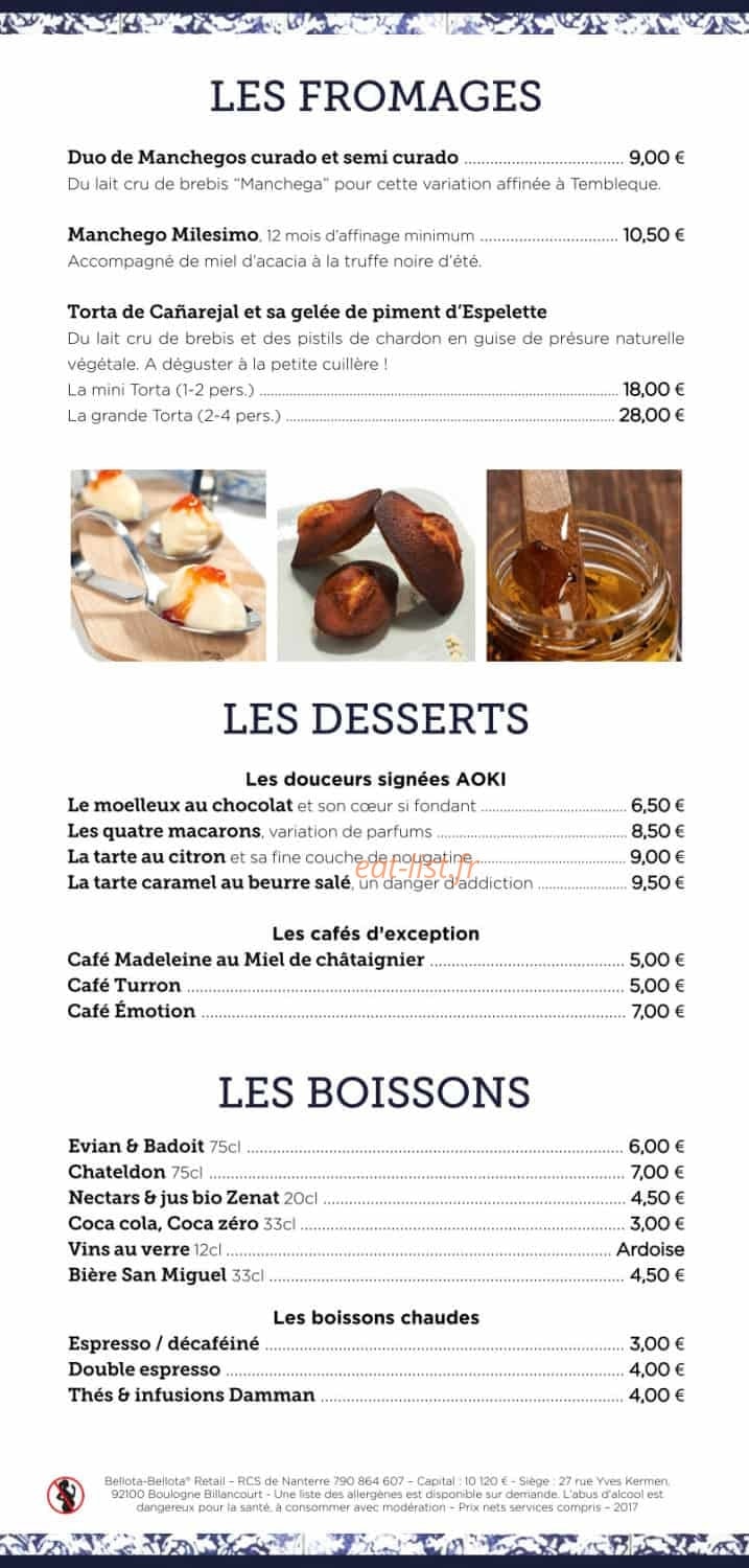 Bellota-Bellota — carte page 6