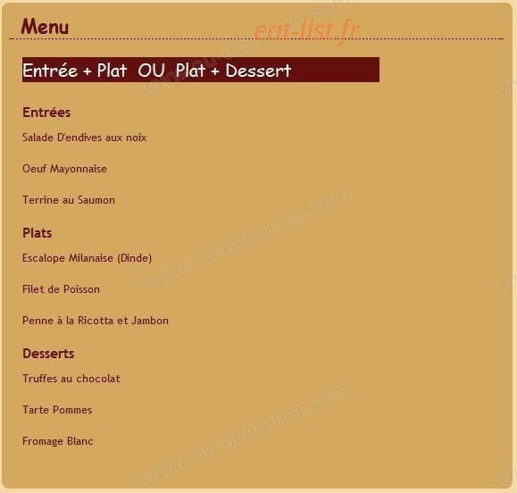Bistrot Da Vinci — carte page 4