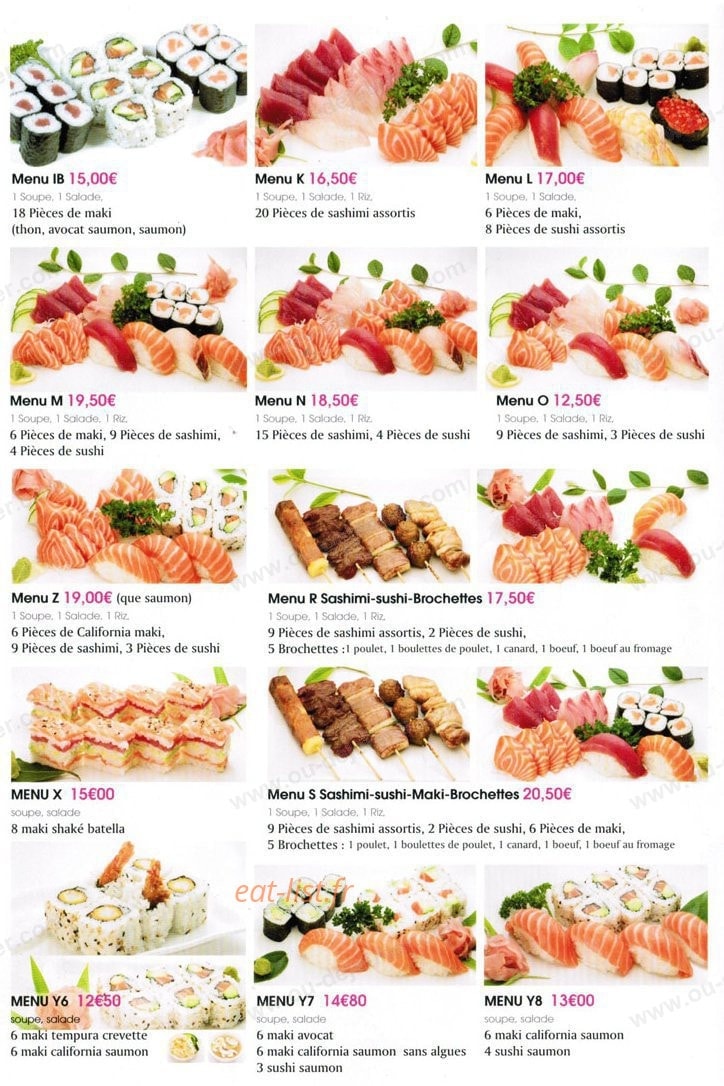 Bo Sushi — carte page 8