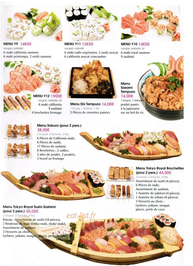 Bo Sushi — carte page 9