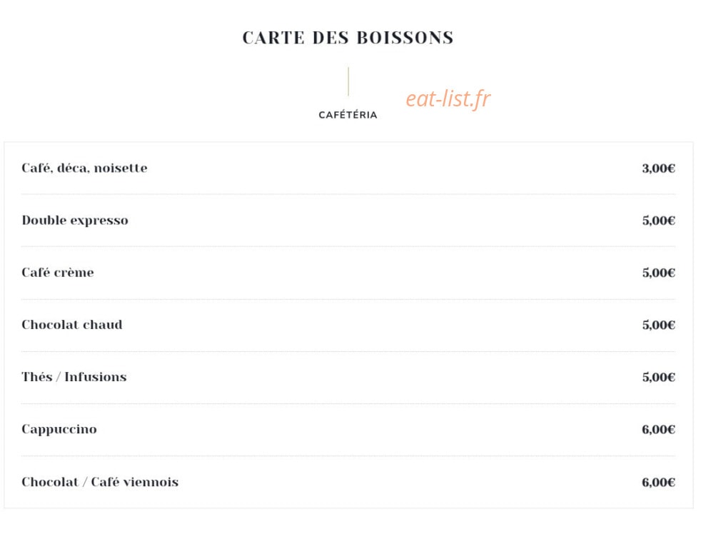 Brasserie Bohême — carte page 5