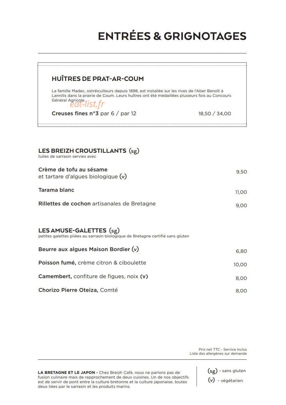 Breizh Café — carte page 2