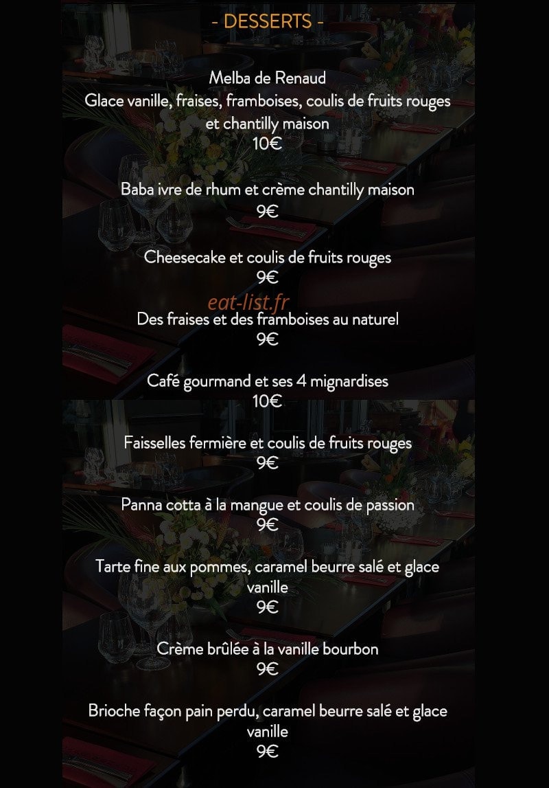 Café Renaud — carte page 4
