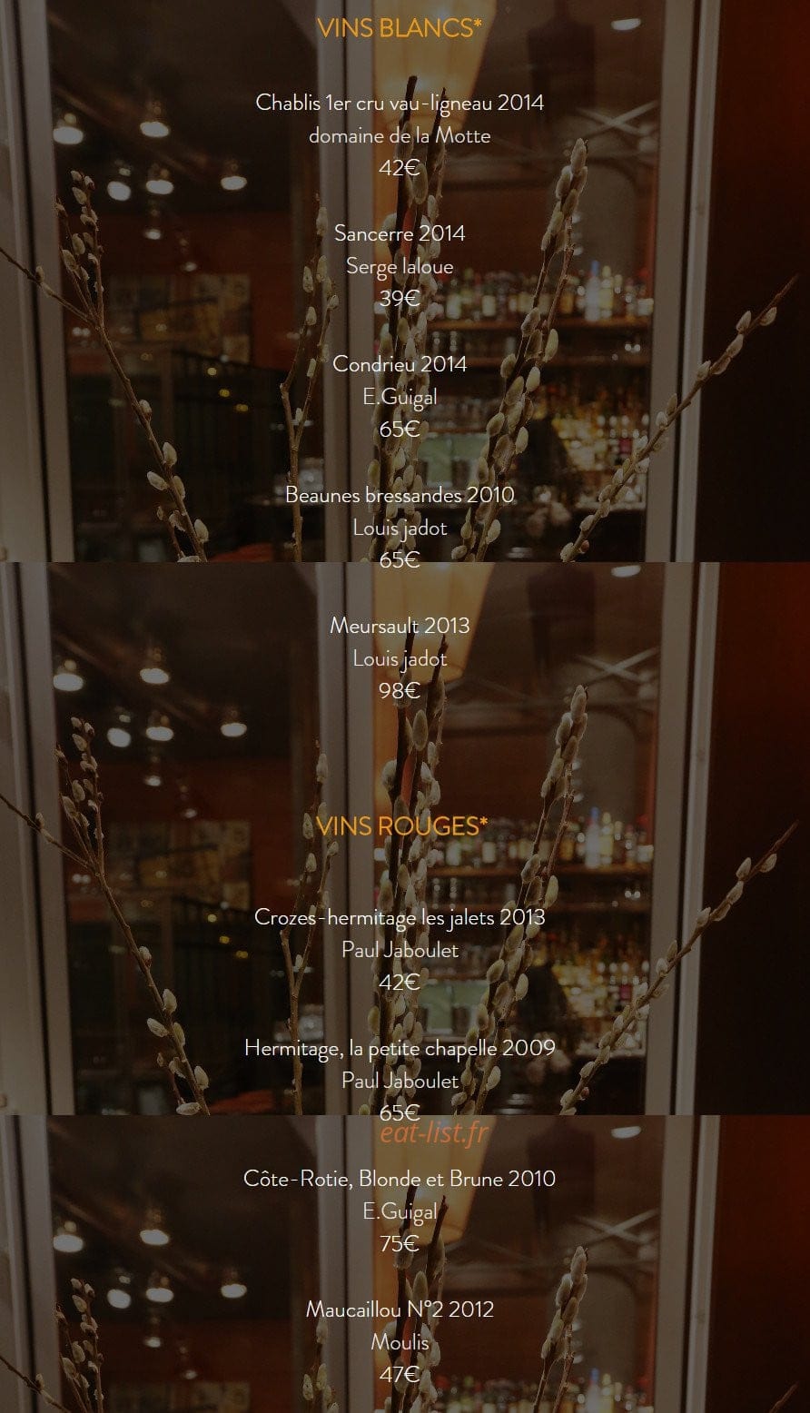Café Renaud — carte page 8