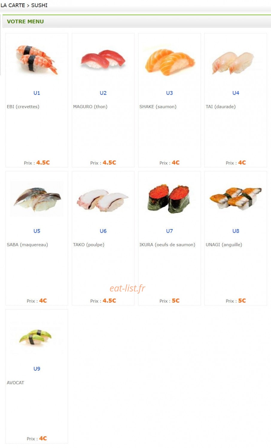 Coki B&B — carte page 3