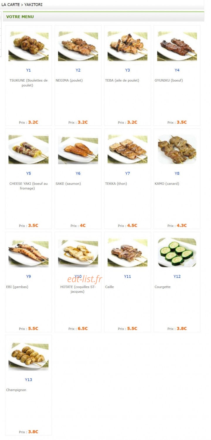 Coki B&B — carte page 6