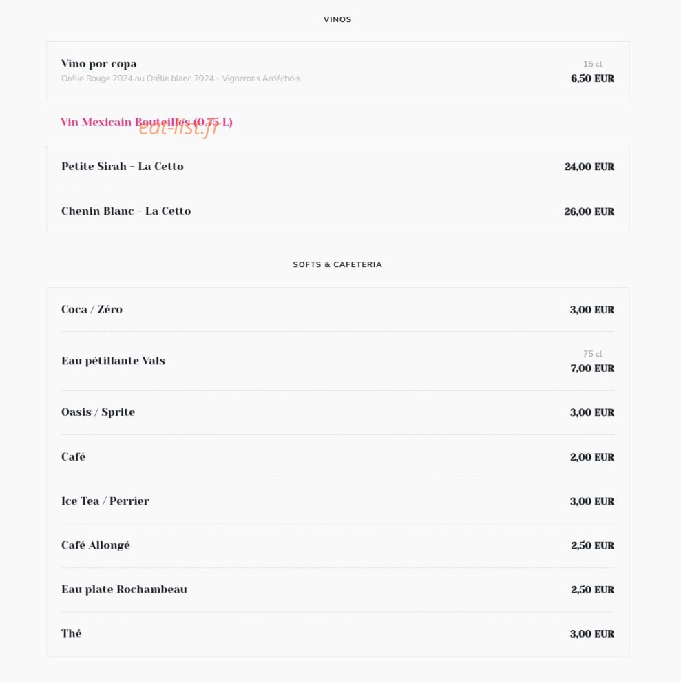 El Mixteco — carte page 6