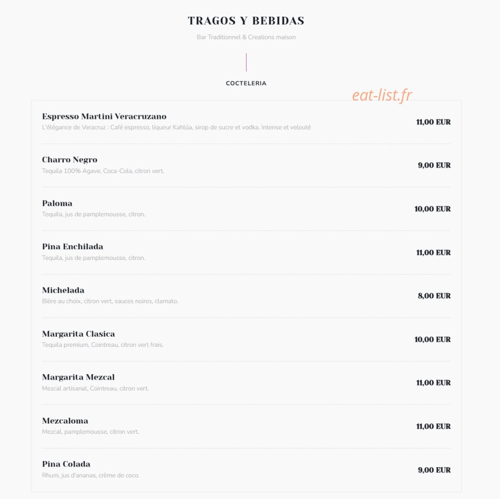 El Mixteco — carte page 4