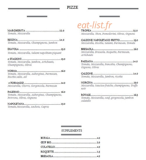 Fratelli Pastore — carte page 2