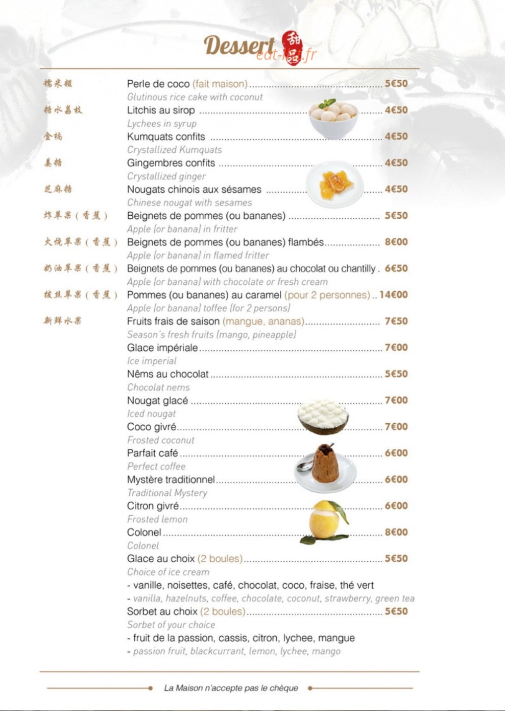 Frères Zhou — carte page 9