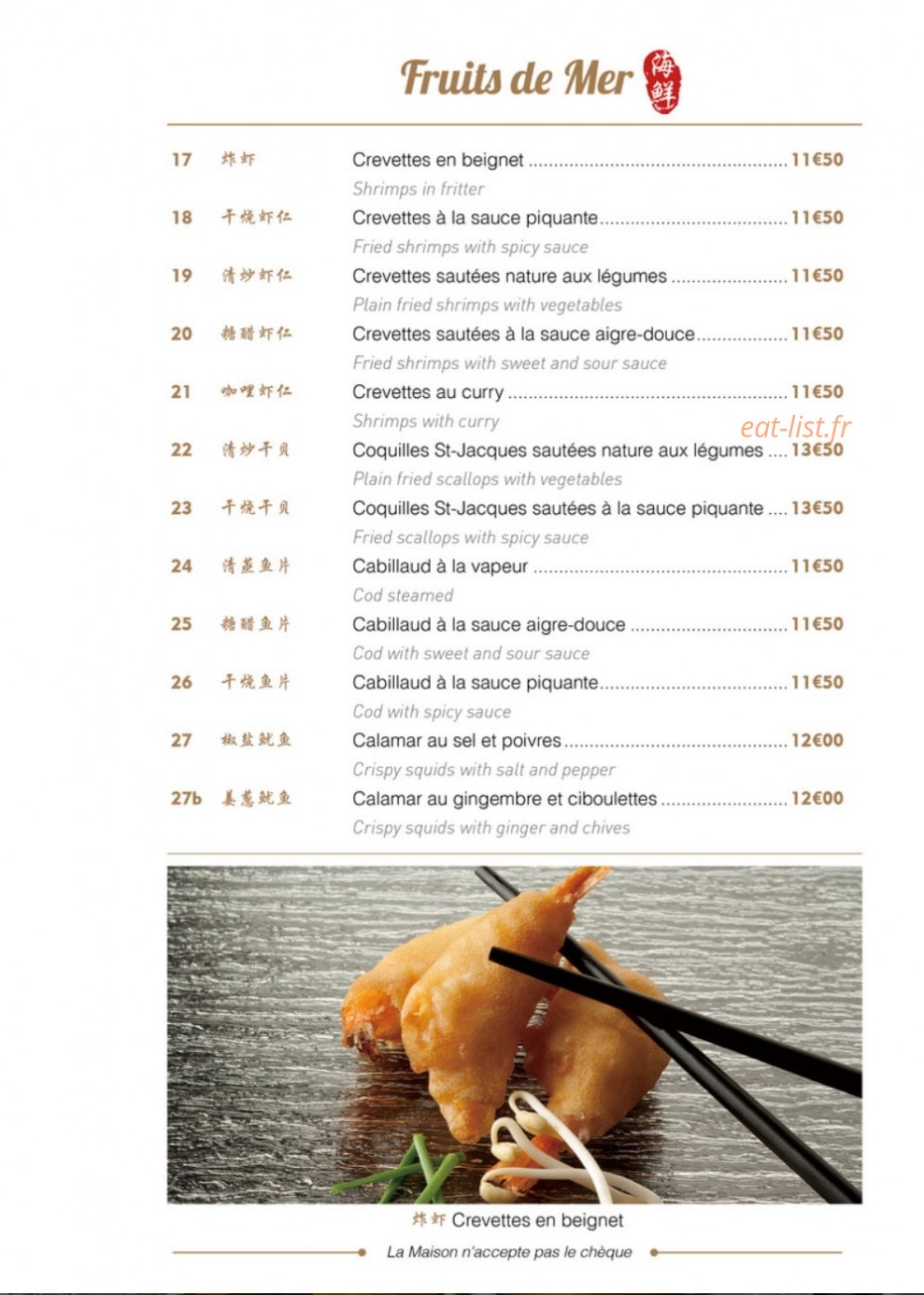 Frères Zhou — carte page 6