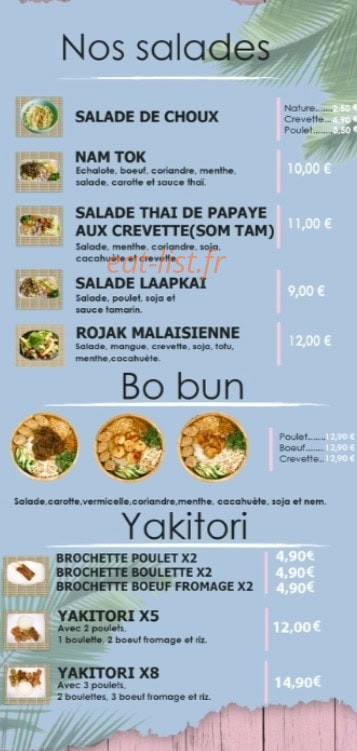 Hit Thaï — carte page 5