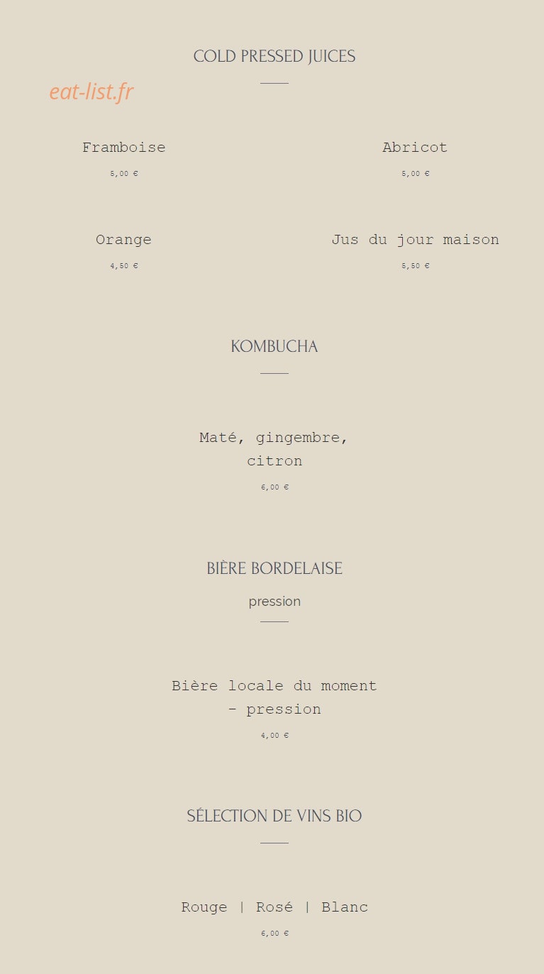 Homie's Kitchen — carte page 7