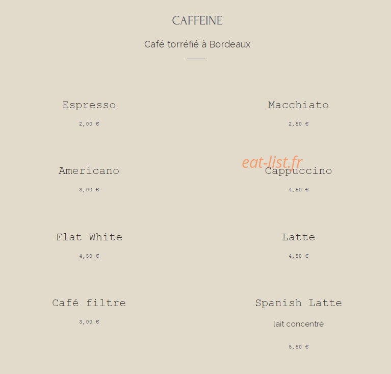 Homie's Kitchen — carte page 4