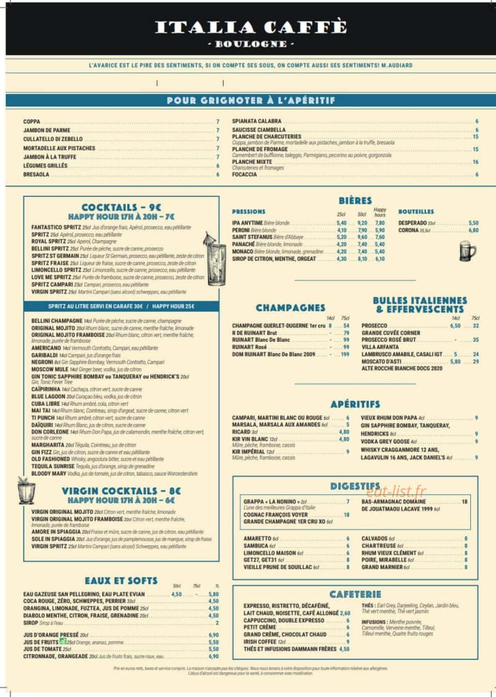 Italia Caffè — carte page 3