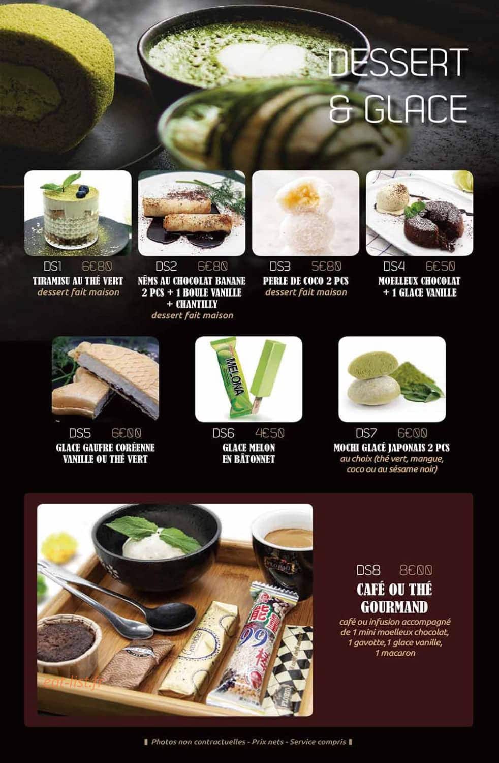 Korea Kit’chen — carte page 18