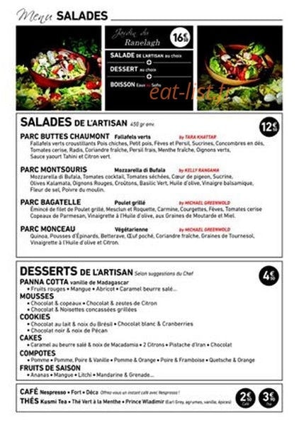 L'Artisan du Burger — carte page 3