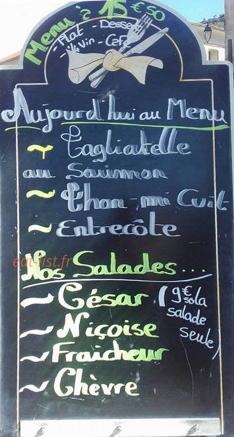 L' Escale — carte page 1