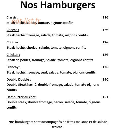 La Bonne Adresse — carte page 2