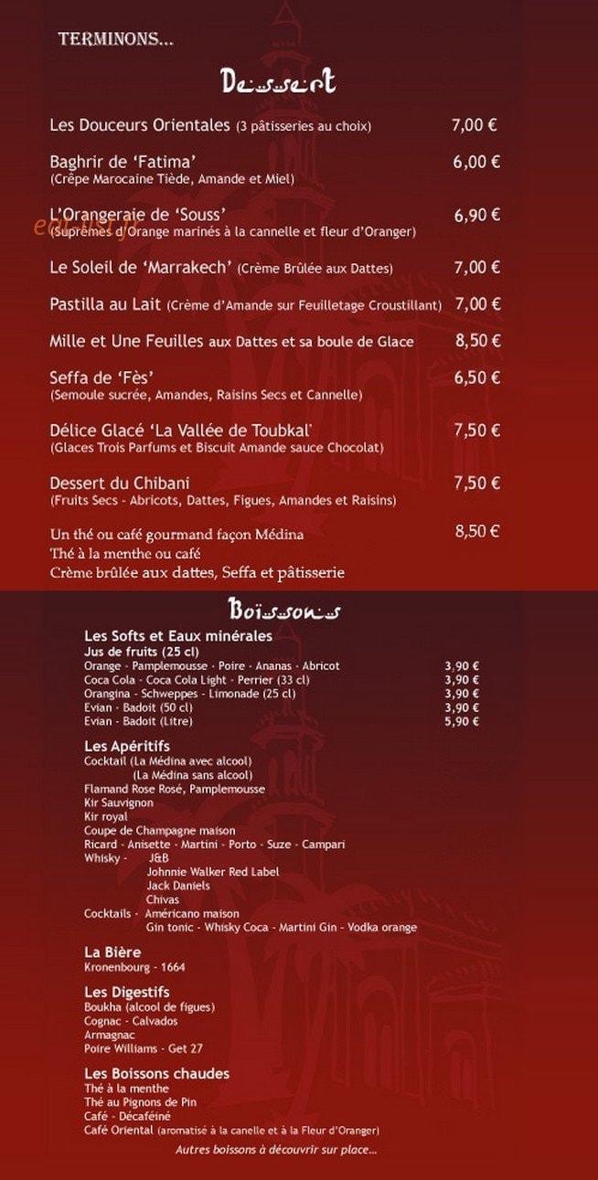 La Medina — carte page 3
